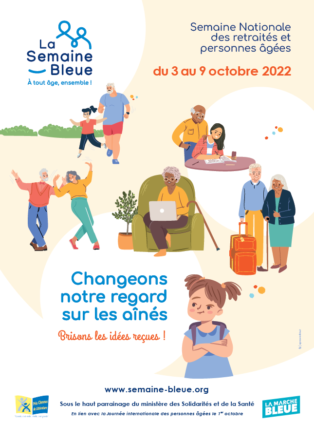 Affiche Semaine Bleue 2022