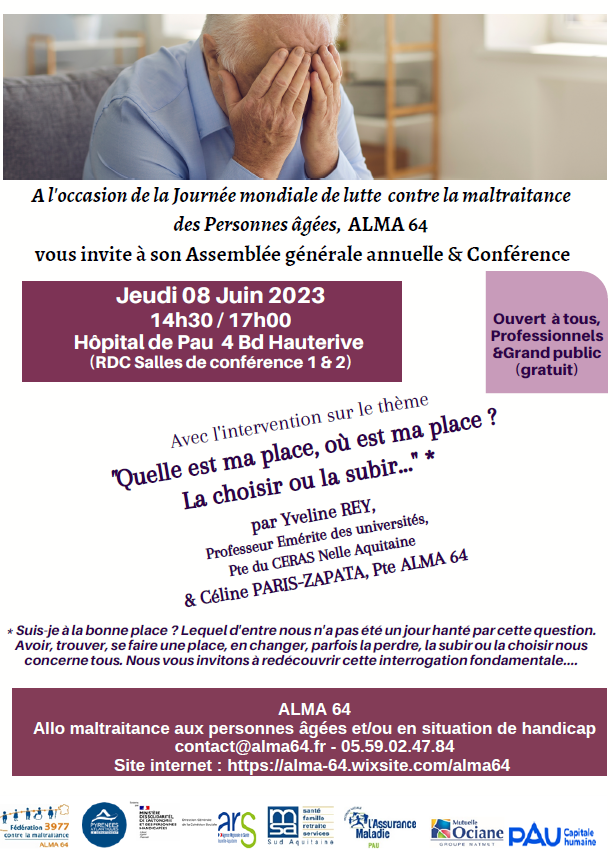 Affiche AG ALMA 2023 et conférence