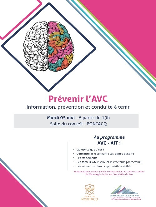 affiche prévention AVC Pontacq
