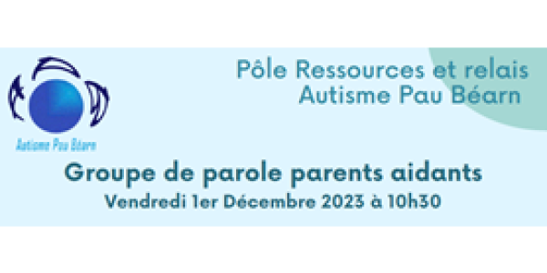 Visuel Groupe de parole aidants TSA