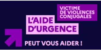 Visuel Aide d'urgence pour les victimes de violences conjugales