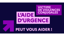 Visuel Aide d'urgence pour les victimes de violences conjugales